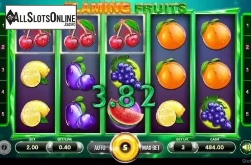 Win Screen 1. Flaming Fruits (SlotVision) from SlotVision