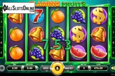Win Screen 2. Flaming Fruits (SlotVision) from SlotVision