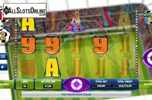Win screen 3. Football Crazy from The Games Company