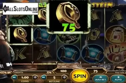Win Screen. Freaky Frankenstein from Nucleus Gaming
