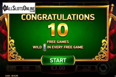 Free Spins 1. Gallantry from Ruby Play