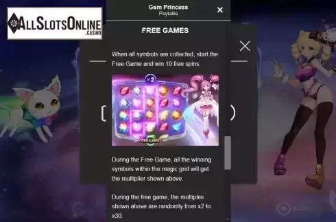 Free Games screen