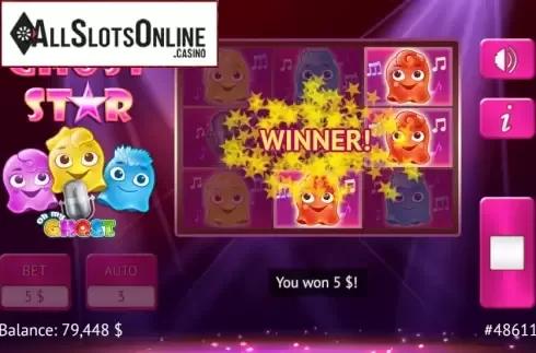 Win Screen. Ghost Star from Vermantia