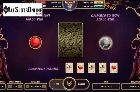 Gamble screen. Golden Fruits (NetGame) from NetGame