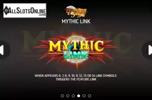 Mythic link feature screen