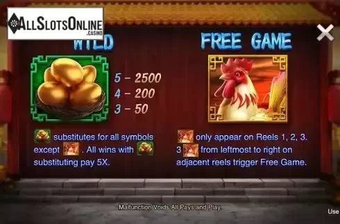 Pay Table screen