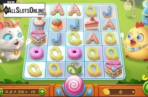 Game workflow screen. Happy Desserts from Dream Tech