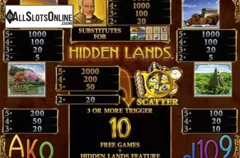Screen2. Hidden Lands from Merkur