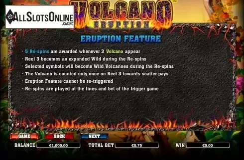 Screen4. Hot Hot Volcano from NextGen