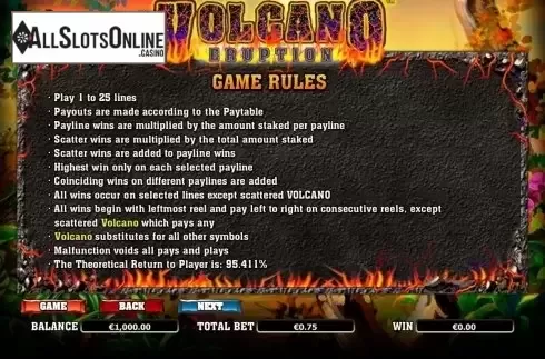 Screen5. Hot Hot Volcano from NextGen