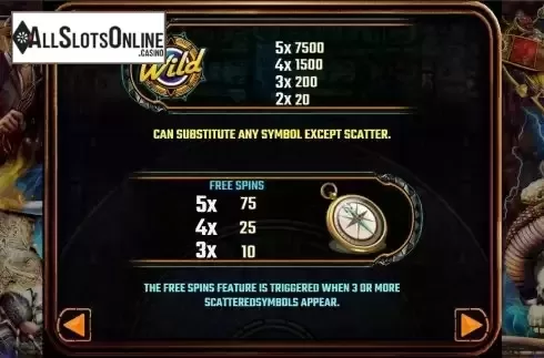 FreeSpins Screen