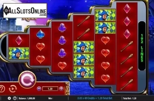 Reel Screen. Knight's Keep from WMS