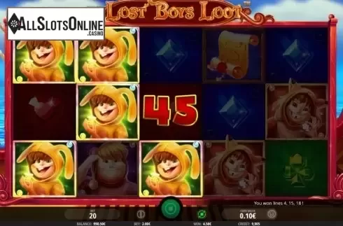 Win Screen 1. Lost Boys Loot from iSoftBet