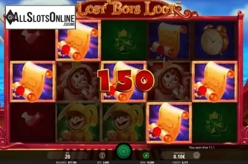 Win Screen 3. Lost Boys Loot from iSoftBet