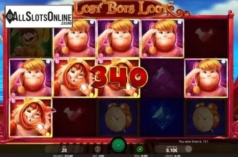 Win Screen 4. Lost Boys Loot from iSoftBet