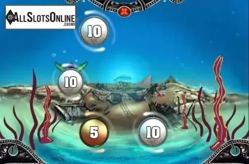 Bonus Game screen. Lucky Mermaid Slots from MultiSlot