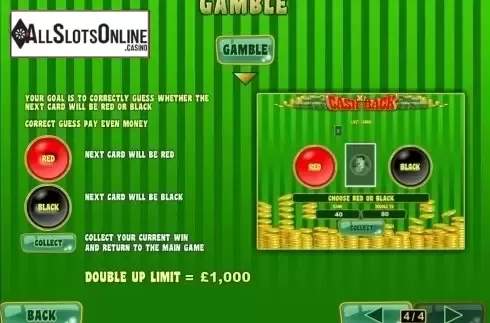 Screen5. MR. Cashback from Playtech