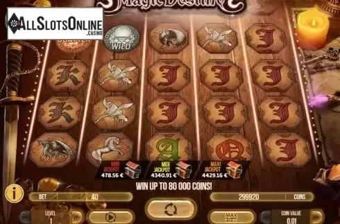 Reel screen. Magic Destiny from Fugaso