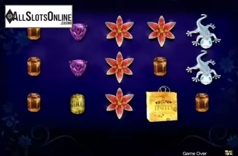 Game Workflow screen. Magnificent Jewels from High 5 Games