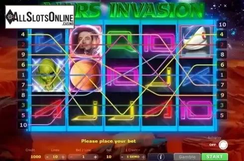 Game screen