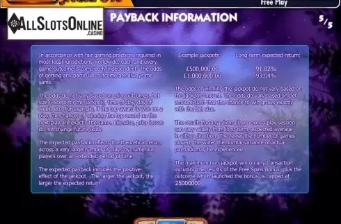 Screen6. MegaJackpots Wolf Run from IGT