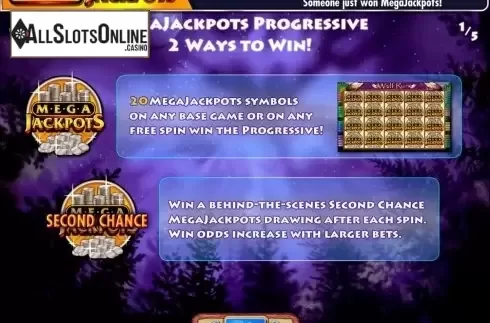 Screen2. MegaJackpots Wolf Run from IGT