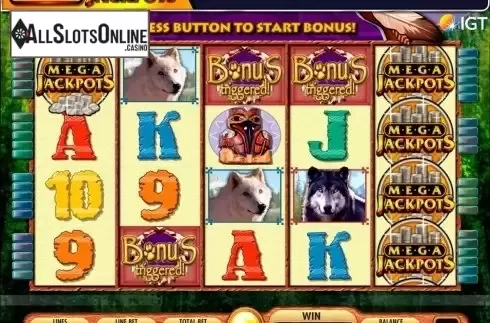 Screen9. MegaJackpots Wolf Run from IGT