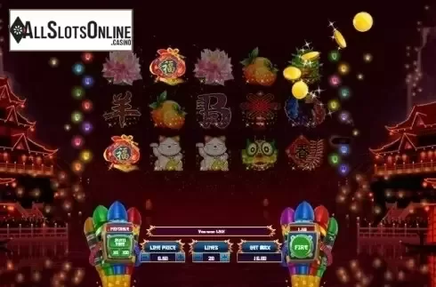 Win Screen 2. Midnight Lucky Sky from GamesOS