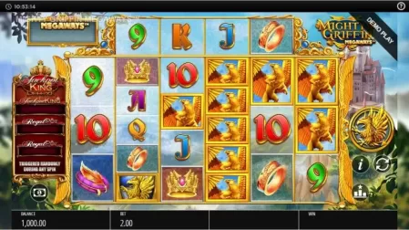Mighty Griffin Megaways slot screenshot 1