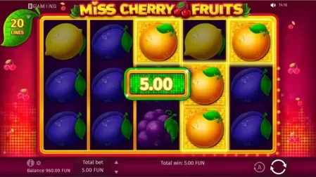 Miss Cherry Fruits slot screenshot 3