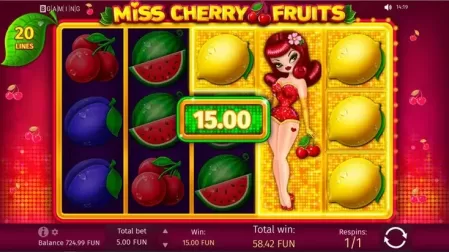 Miss Cherry Fruits slot screenshot 5