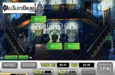 Bonus Game Win Screen. Monster Money from Bwin.Party