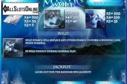 Screen3. Mystic Wolf (Rival Gaming) from Rival Gaming