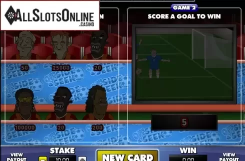 Game field screen. Offside And Seek from Microgaming