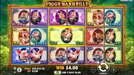 Piggy Bank Bills slot screenshot 4