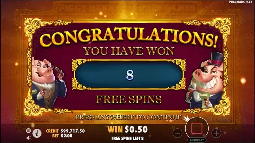 Piggy Bank Bills slot screenshot 6