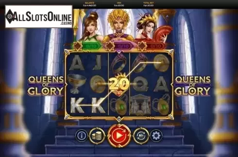 Win Screen 3. Queens of Glory from OneTouch