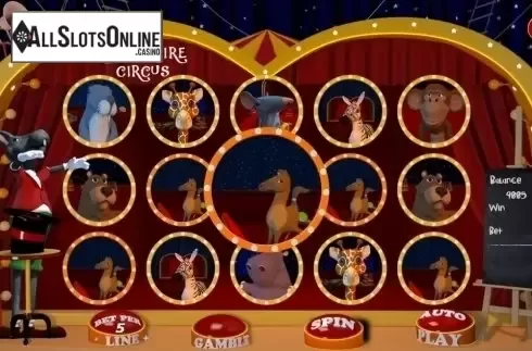 Win Screen . Rabbit Fire Circus from BetConstruct