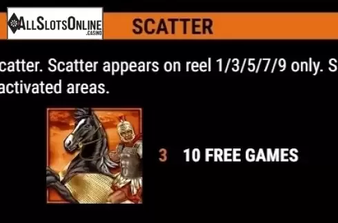 Paytable 3. Roman Legion Xtreme RHFP from Gamomat