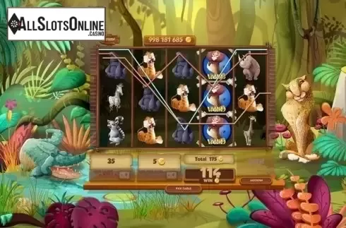Win Screen. Safari Gold from Red Rake