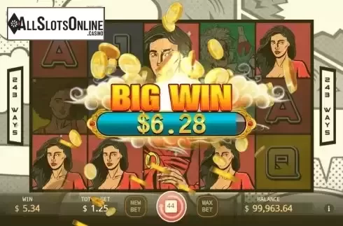 Big Win screen