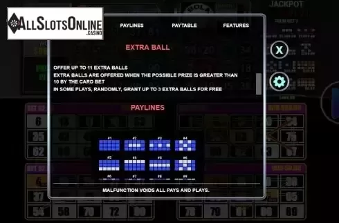 Paytable 2