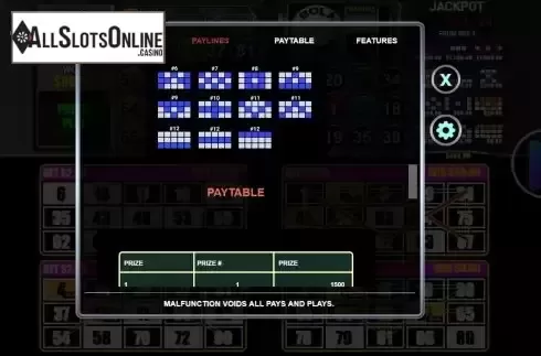 Paytable 3