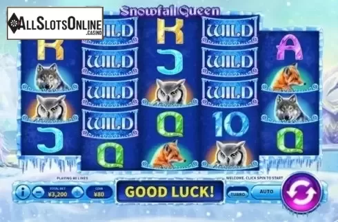 Game Workflow screen . Snowfall Queen from Skywind Group