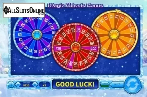 Bonus Wheel. Snowfall Queen from Skywind Group