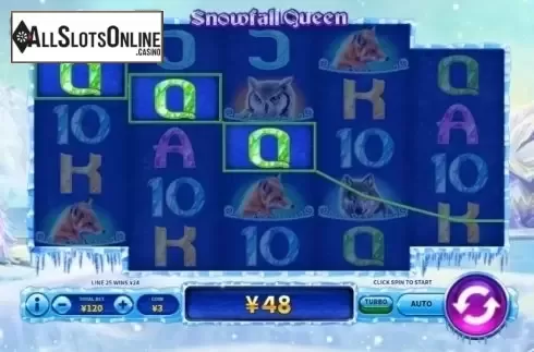 Win Screen . Snowfall Queen from Skywind Group