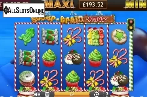 Reel Screen. Sugar Train Xmas Jackpot from Eyecon