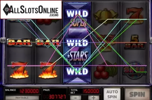 Win Screen. Super 7 Stars from Red Rake