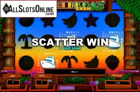 Screen7. Super Caribbean Cashpot from 1X2gaming
