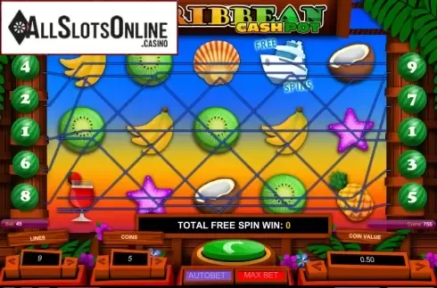 Screen5. Super Caribbean Cashpot from 1X2gaming